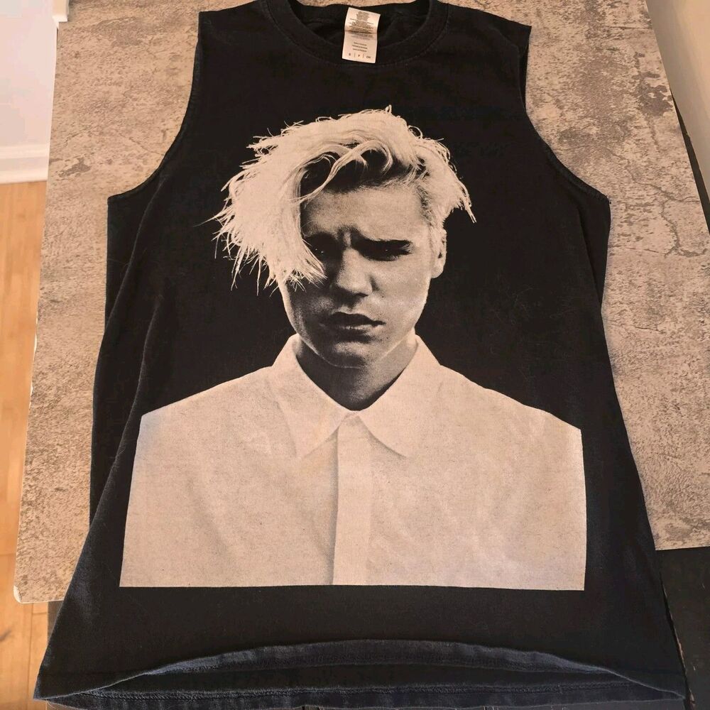 Justin Bieber Purpose Tour Black Merch T Shirt Sz Small Concert Music Pop Singer